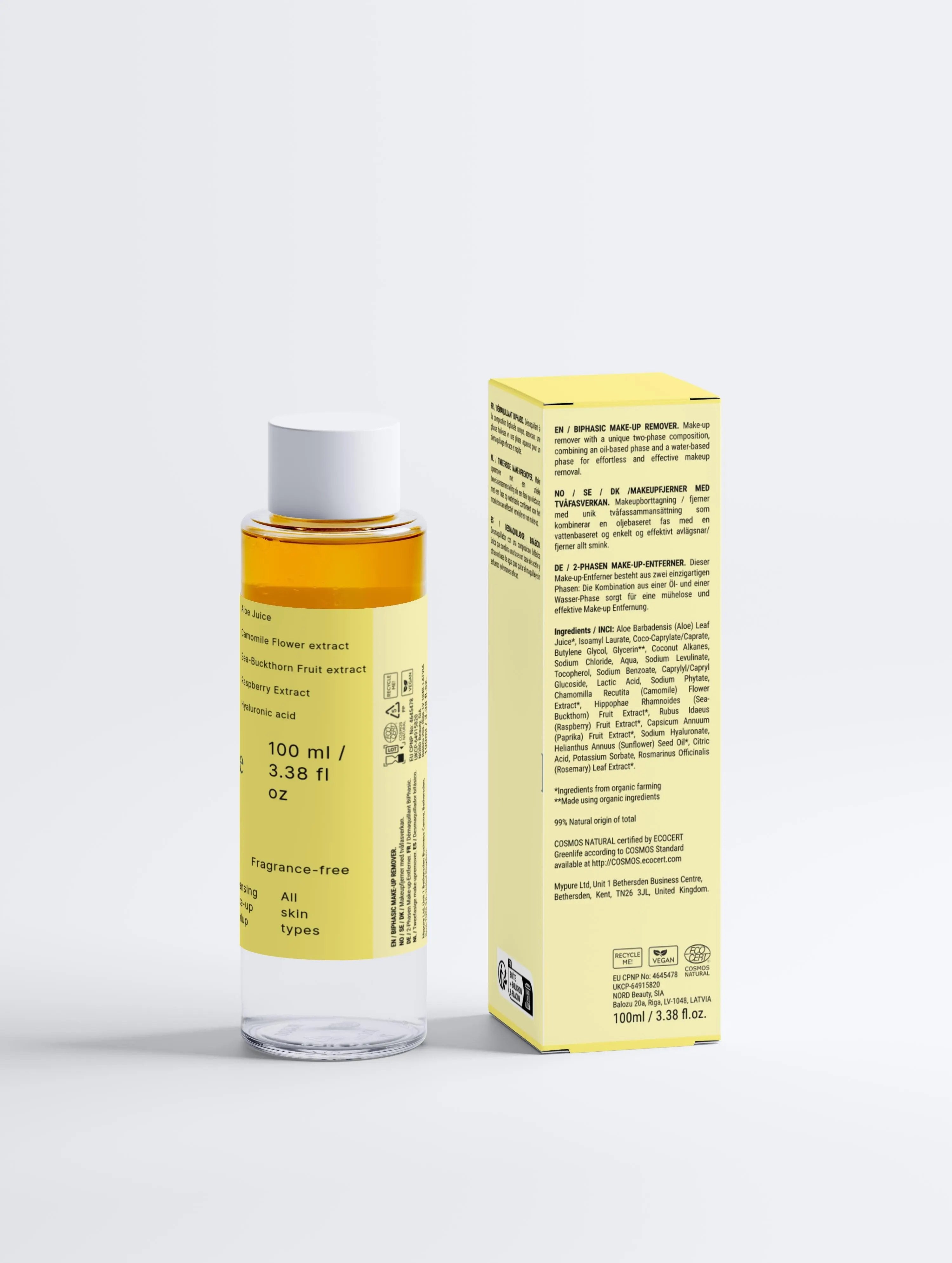 BiPhasic Make-up Remover, Fragrance Free Selfnamed